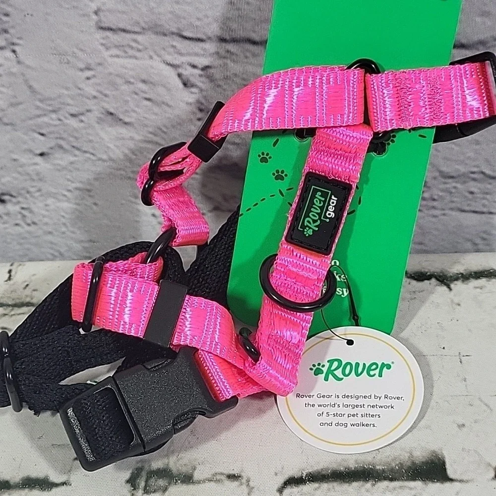 Rover Gear Better Walk No-Pull‎ Dog Harness Size XS Hot Pink 10-16Lbs New